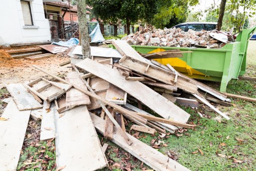 Garden waste being collected in Haringey