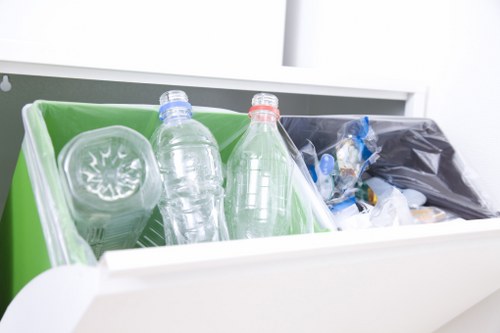 Residents participating in household recycling in Haringey