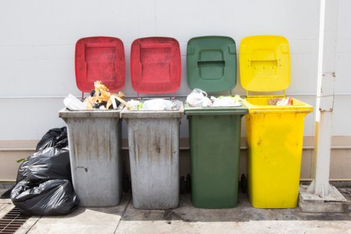 Advanced waste removal equipment in use