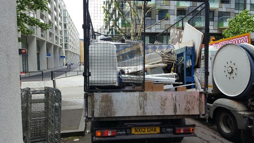Customer support team assisting with office clearance
